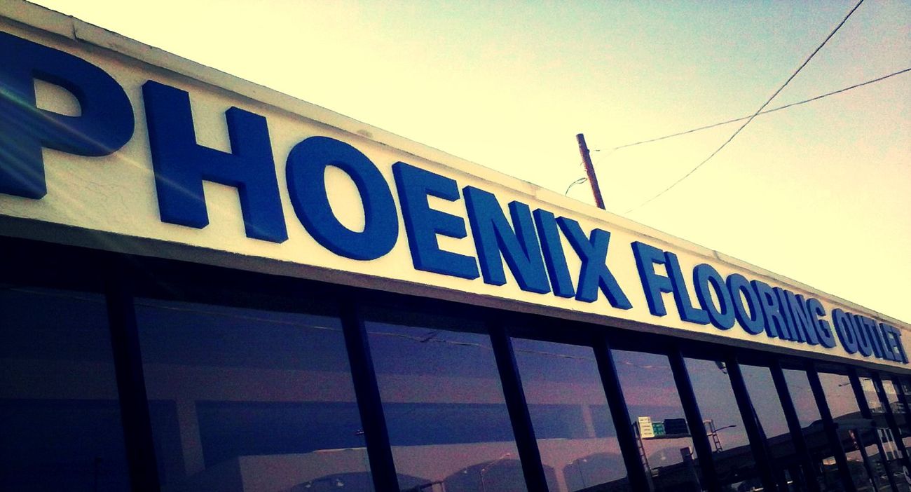 The Phoenix Flooring Outlet storefront on North 24th Street